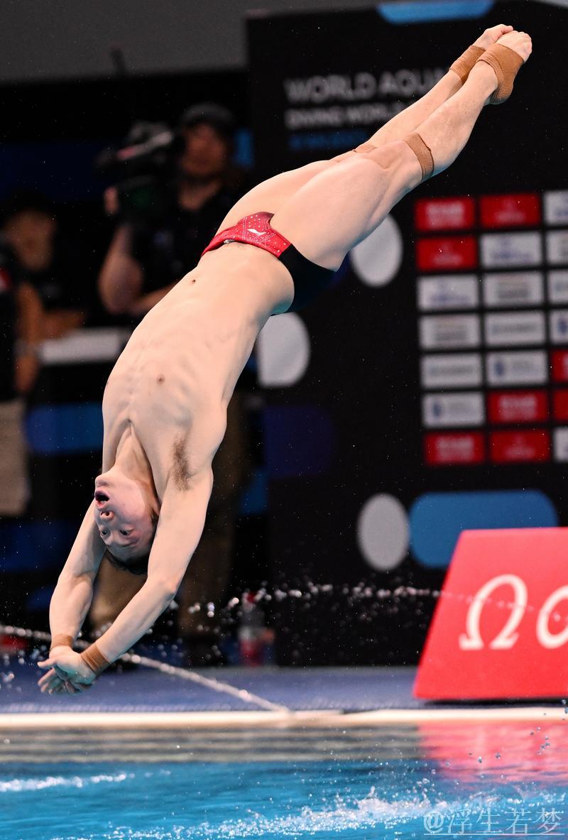 跳水世界杯王宗源勇夺男子3米板冠军